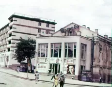 1963 год Площадь Ушакова, кинотеатр Дружба